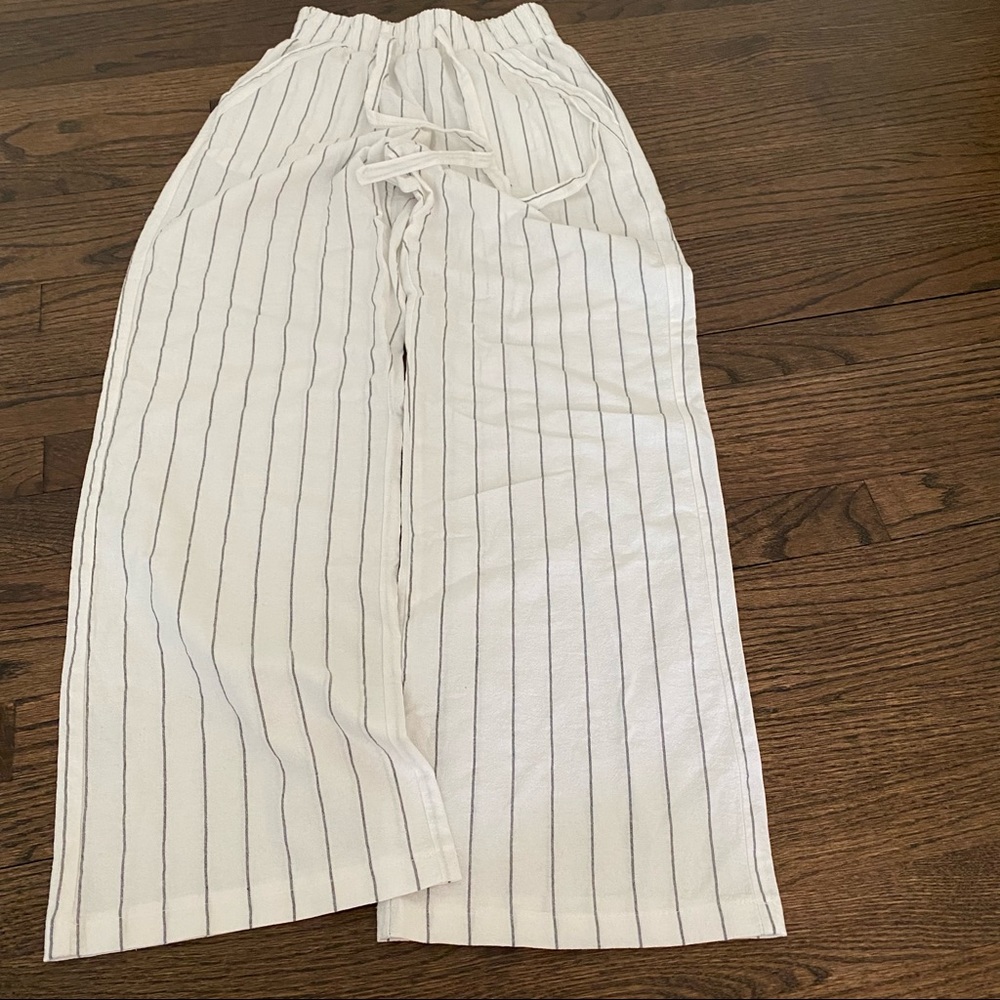 Sienna Sky Linen Striped Pant